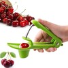 ZesNice Cherry Pitter, Cherry Stoner Pitter Cherry Corer, Portable Cherry