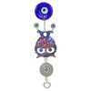 Blue Eye Owl Keychain Good Luck Beautiful Blessing Amulet Car
