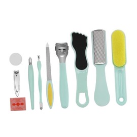FRCOLOR Professional Foot File Callus Remover 10pcs Tools Set Foot Scraper for Dead Skin