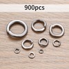 Zxglxinyao 900 PCS Stainless Steel Spring Lock Washer, Split Lock