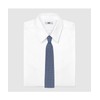 Daks Shirt Cubic All-Over Pattern Tie Navy_DLF1ACF1105N1