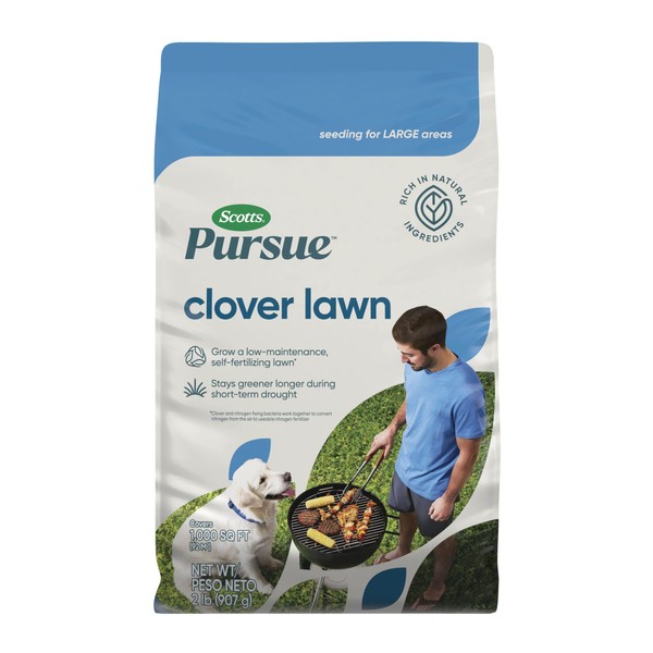Scotts Scotts Pursue Clover Lawn, Rich in Natural Ingredients, 2