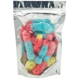 Freeze Dried Candy Sour Gummy Worms Variety Pack – Crunchy Candy Snack – Space Theme Party Favor Gift Idea,1oz