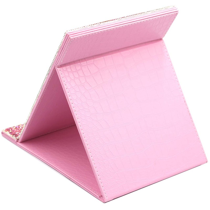 Bestbling Bling - Espejo portátil plegable de viaje con espejo