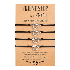 Sincere Best Friend Friendship Bracelets Gifts for Women 4 Birthday Easter Valentines Galentines Day Gifts for Friends Female Her Teens Teenage Girls Unbiological Soul Sister Bestie Gifts for Women