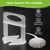 Tile Leveling System Clips 1/32", 1000pcs Tile Leveler Spacers Clips