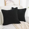PiccoCasa Corduroy Pillow Cover Decorative Cushion Cover Striped Pillow Case