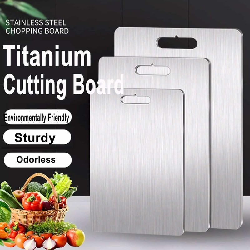 Titanium Cutting Board,Cutting Board,Titanium Cutting Board for Kitchen,Stainless Non Stick