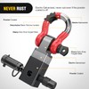 Nilight Anti-Theft Shackle Hitch Receiver 2Inch 45000 LBs Breaking Strength