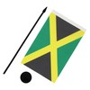 Jamaica Table Flag 5'' x 8'' - Jamaican Desk Flag