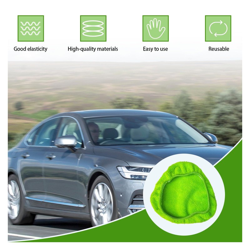 Ziciner 12 PCS Car Care Microfiber Cloths for Windshield Cleaner,