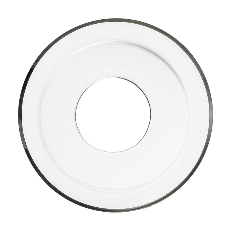 Hedume 6 Pack Clear Glass Shades Replacement, 5.7" Height -