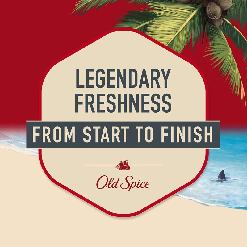 Old Spice Fiji Men's Dry Shampoo for the Hair, 4.9