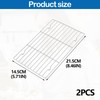 2PCS Cooling Rack High Temperature Resistance Baking Rack Rectangle Grill