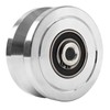 4” V-Groove Slide Gate Wheel Solid Steel Sliding Wheel Dual
