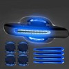 YOYCOOL 8Pcs 3D Carbon Fiber Auto Door Handle Scratch Protection