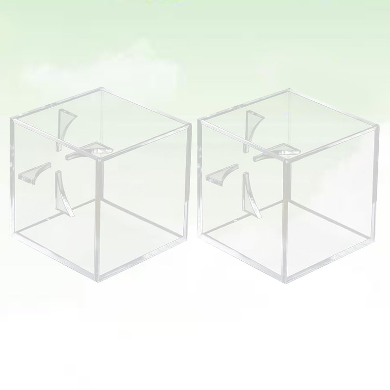 BESPORTBLE 2 Pcs Baseball Storage Case Practical Transparent Golf Ball