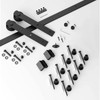 SMARTSTANDARD 11ft Barn Door Hardware Kit, Track, Sliding Hardware -