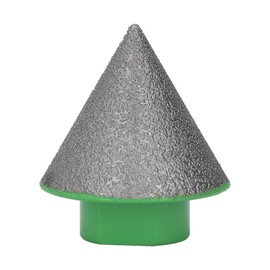M14 Green Diamond Beveling Chamfer Bit Simple Operation 60° Base Angle Milling Bit for Polishing Shaping 38mm/1.5in