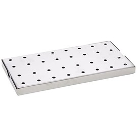 Genware NEV-SSDT3015 Drip Tray, Stainless Steel, 30 cm x 15 cm