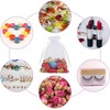 UKKQES 100pcs Organza Bags, 10x15 CM Mesh Bags Drawstring Gift
