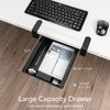 EHO Under Desk Slide-Out Storage Drawer, Small 11.7"x8.2" Pull-Out Organizer