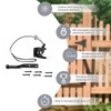 JZVXX Gate Latch with Spring Cable Pull for Fence Gate