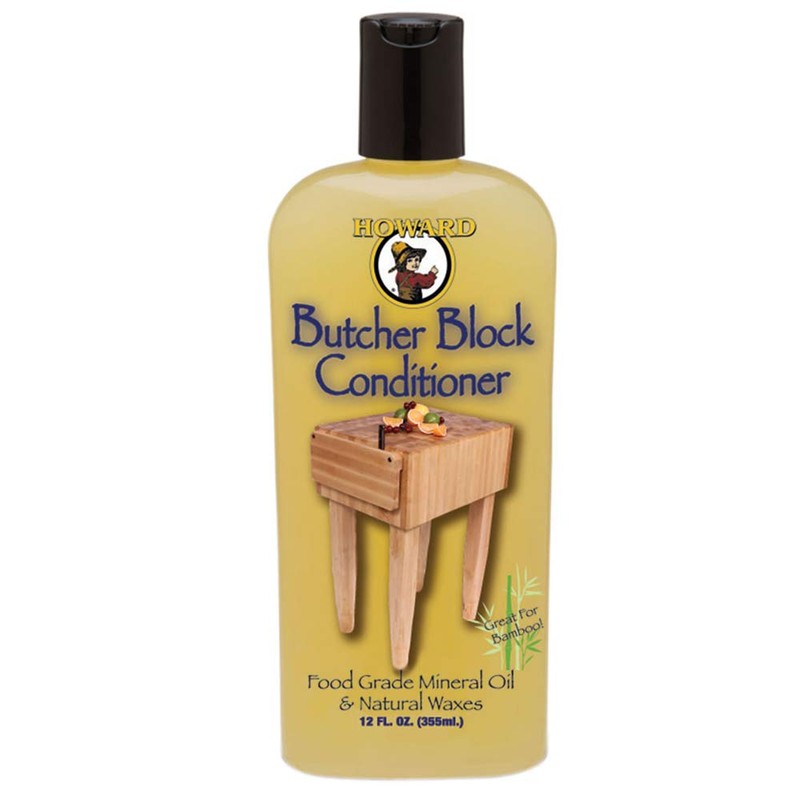 Howard Cutting Board Oil & Howard Butcher Block Conditioner (355ml)