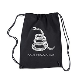 LA Pop Art Drawstring Word Art Backpack - Dont Tread ON ME -