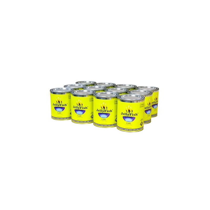 Real JellyFish Flame Premium Citronella Gel Fuel Made in USA