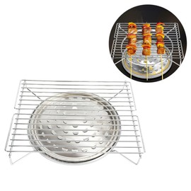 Portable Table Top Gas Barbecue Grill Cooker Stove for Indoor Outdoor Barbecue Picnic Beach