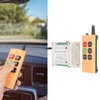 PUSOKEI Remote Control Switch, DC12-36V 10A Relay Wireless Control Switch,