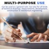 Architectural Ruler, Plastic Ruler, Triangular Scale Ruler for Architects and