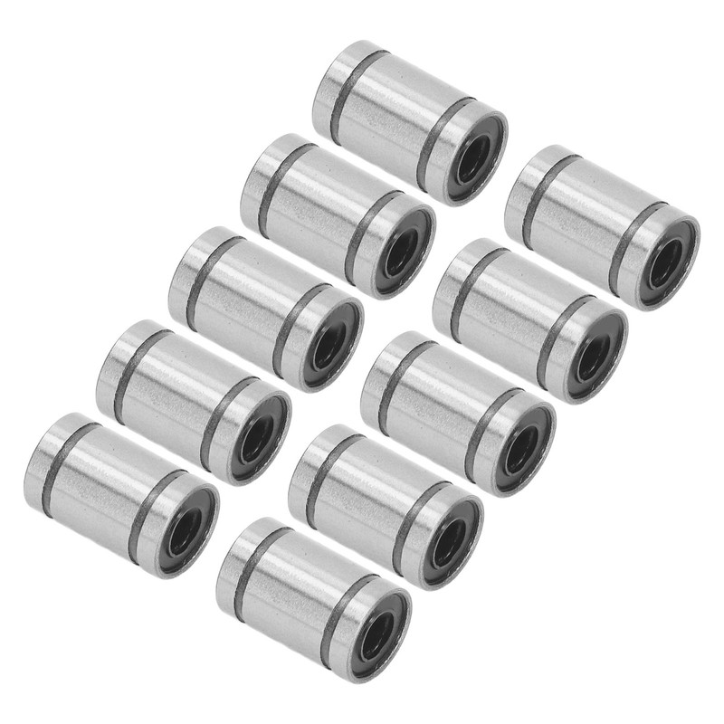 10Pcs Linear Motion Bearing Alloy Steel 6mm ID 12mm OD