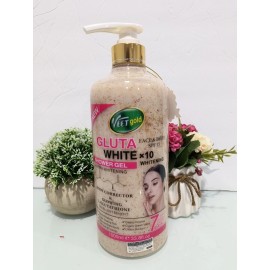 Veet Gold gluta white face body corrector glowing shower gel
