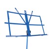 Small Music Stand Metal Portable Shelf Easy Assemble Lift Fold