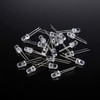 EBOOT 100 Pieces Clear LED Light Emitting Diodes Bulb LED