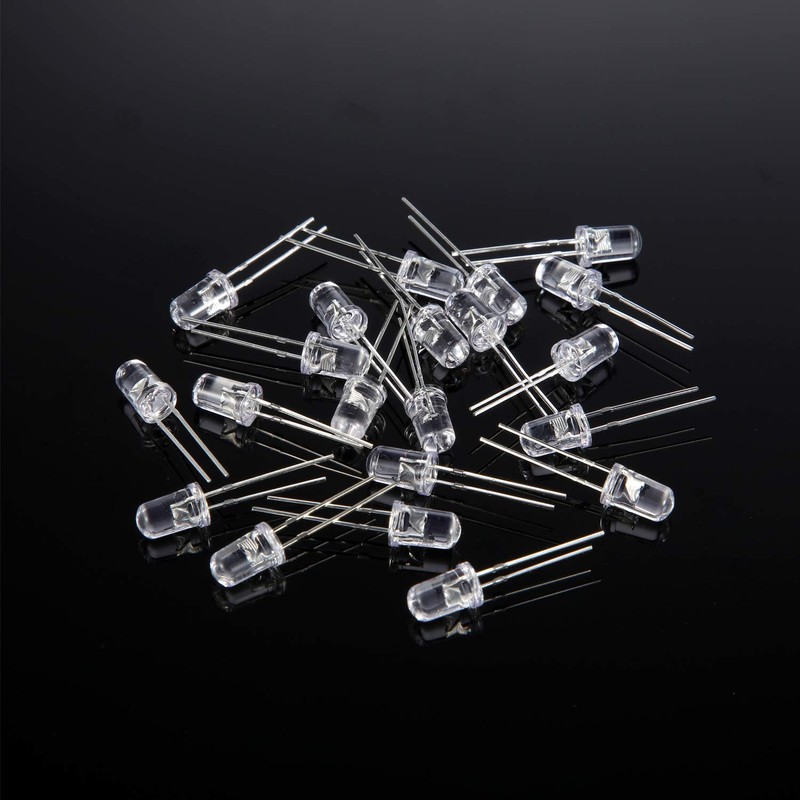 EBOOT 100 Pieces Clear LED Light Emitting Diodes Bulb LED