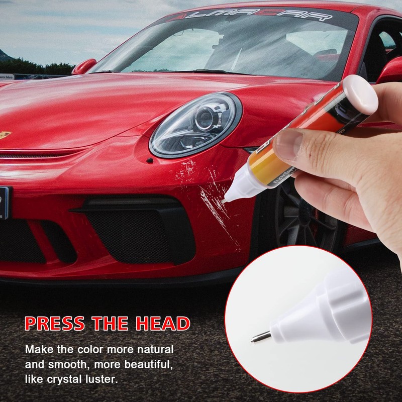 Ouzorp Car Touch Up Paint RED Fill Paint Pen Car