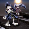 Articulated Grim Reaper Figurine – Gothic Horror Desk Collectible for