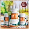 Vitamin D3 K2 Vegan - 360 Tablets with 5000 IU
