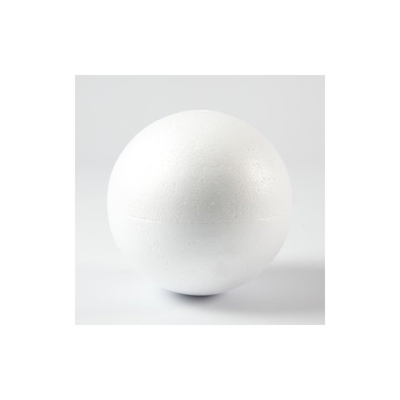 Styropor Solid Spheres Styrofoam Polystyrene Balls Pack of 5 (12cm)