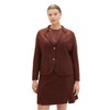 TOM TAILOR womens plus size blazer, 32404 - Raisin Melange