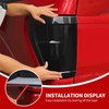 JeCar Taillight Trim Covers Smoked Brake Light Rear Lamp Guards