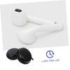 DOITOOL Headphone Case Earphone Storage Bag Round Shape Metal Zipper