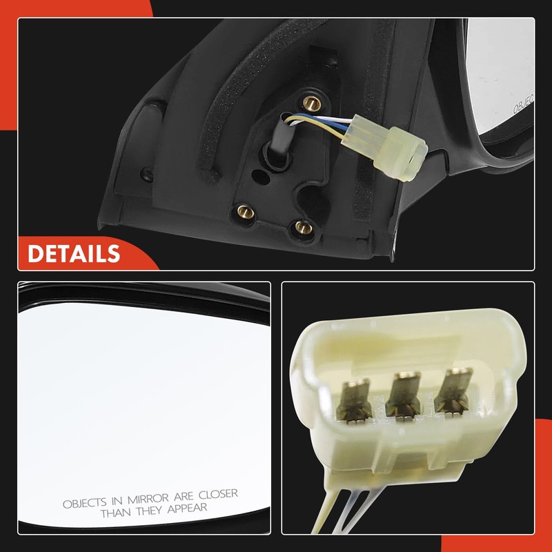 A-Premium Passenger Side Power Door Mirror - Compatible with Suzuki