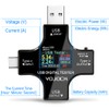 YOJOCK USB Tester Messger?t 2-in-1 USB C Strommessger?t Digital Multimeter