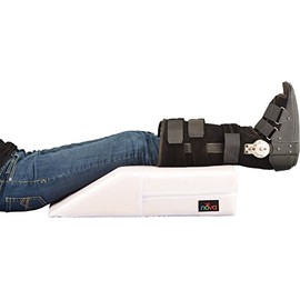 NOVA Elevating Leg Pillow, Recovery Support Wedge for Foot, Ankle, Leg, Hips and Back, Choose from 6” or 8” Height, Removable and Washable Cover, 6" Height