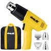 SHOP·AIR 1200W Heat Gun 750~1020℉, Fast Heating Heavy Duty Hot