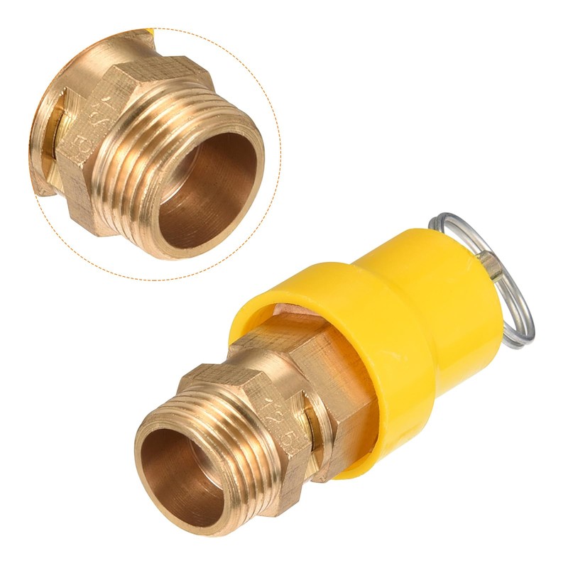 M METERXITY Air Compressor Valve Safety Valve, 1.22Mpa, Working Pressure